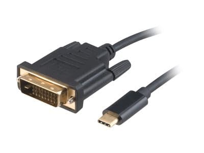 Akasa AK-CBCA10-18BK - Adapterkabel - DVI-D hann til 24 pin USB-C hann - 1.8 m - 4K-støtte