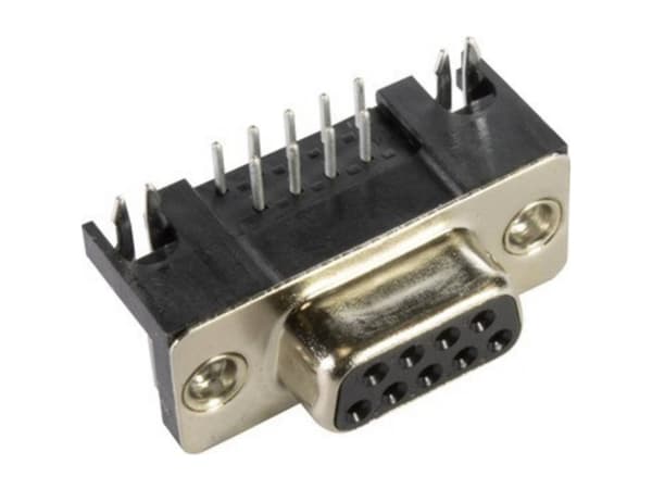 Harting 09 68 153 5612 D-SUB pinneliste 90° Poltal: 9 Lodning 50 stk.