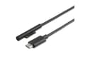 Pikkukuva 5 / 5: 4smarts 468683, Synkronointi-/latauskaapeli, Microsoft, Surface Pro 6 Pro 5 Pro 4 Pro 3, Surface Book, Surface Go, Surface Laptop, Musta, 1 m, 20 g