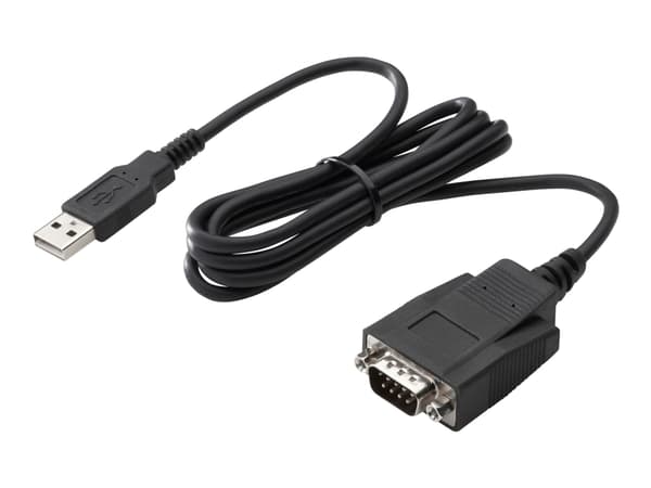 HP - Seriell adapter - USB - RS-232 x 1 - svart - for HP 34, Z1 G9; Elite 600 G9, 800 G9, t655; Pro 260 G9, 400 G9, t550; ProOne 440 G9
