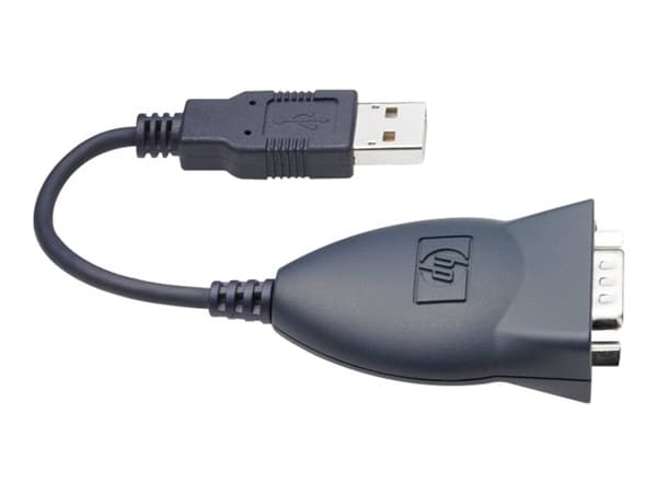 HP - Seriell adapter - USB - RS-232 x 1 - svart - för HP 34, Z1 G9; Elite 600 G9, 800 G9, t655; Pro 260 G9, 400 G9, t550; ProOne 440 G9