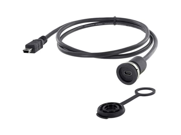USB-kontakt chassikontakt, infälld M16 1310-1011-02 encitech Innehåll: 1 st