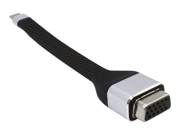 i-Tec USB-C Flat VGA Adapter - Ekstern videoadapter - USB-C 3.1 - VGA - svart