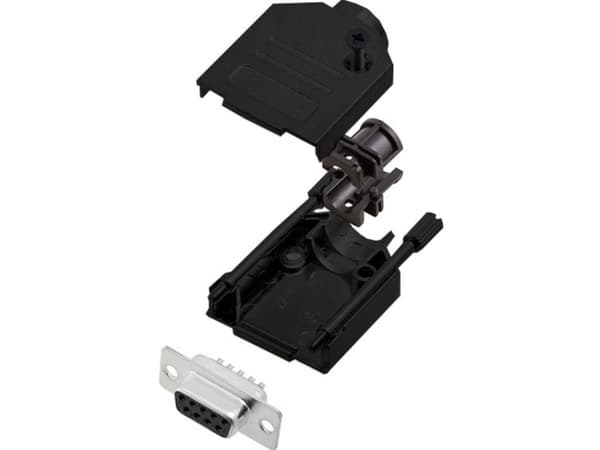encitech DTZK09-BK-DBS-K 6355-0101-11 D-SUB-skärningssats 180° Antal poler: 9 Lödhuvud 1 st
