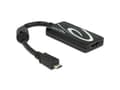 Miniatyrbild 5 av 5: Delock - Adapter för video / ljud - 5 pin Micro-USB (MHL) hane till HDMI, Mikro-USB typ B (endast ström) hona - 20 cm - svart - stöd för 4K