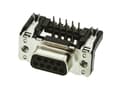 Miniatyrbilde 3 av 3: Harting 09 66 152 6612 D-SUB pinneliste 90° Poltal: 9 Lodning 100 stk.