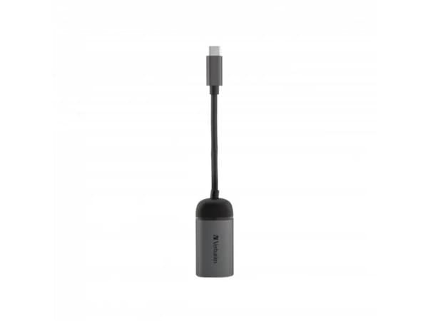 Verbatim - Verkko- / USB-sovitin - USB-C - Gigabit Ethernet x 1