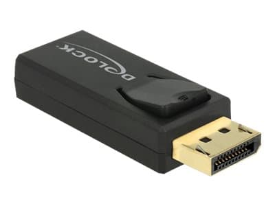 Delock 4K Passive - Video adapter - DisplayPort hann til HDMI hunn - svart - 4K-støtte