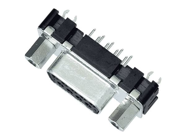 Harting 09 66 255 7511, D-Sub 15-pin F, Sort, Metallisk, Stål, Termoplast, Kopper, 1000 V, 6,5 A