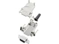 Miniatyrbilde 2 av 2: encitech DTZF09-DBS-K 6355-0044-11 D-SUB bøsningsliste-sæt 180 ° Poltal: 9 Loddekop 1 Set
