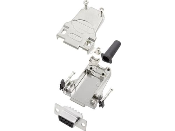 encitech DTZF09-DBS-K 6355-0044-11 D-SUB bøsningsliste-sæt 180 ° Poltal: 9 Loddekop 1 Set
