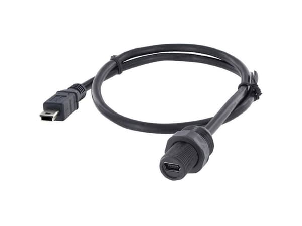 USB-stik Chassistilslutning, indbygning 1310-0009-10 M12 1310-0009-10 encitech Indhold: 1 stk