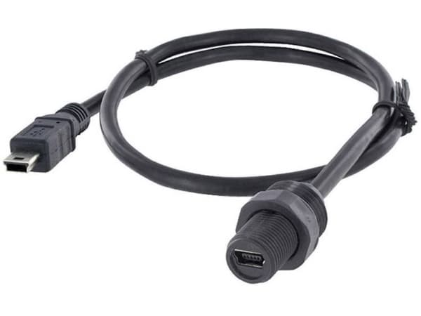 USB-stik Chassistilslutning, indbygning 1310-0009-10 M12 1310-0009-10 encitech Indhold: 1 stk