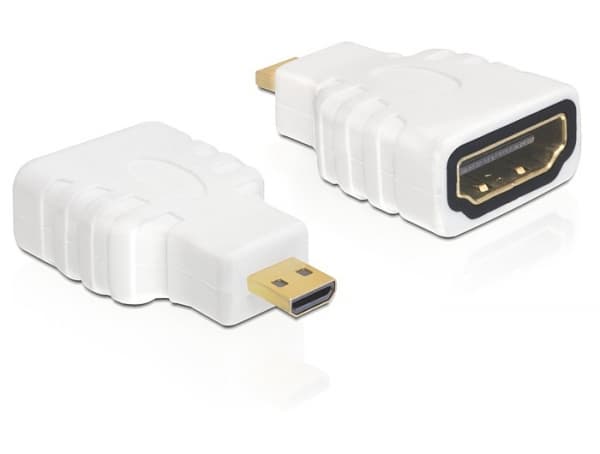 Delock - HDMI-adapter - HDMI hunn til 19 pin micro HDMI Type D hann
