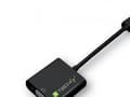 Miniatyrbild 1 av 5: Techly IDATA HDMI-VGA4 videokabeladapter VGA (D-Sub) HDMI Type C (Mini) Svart