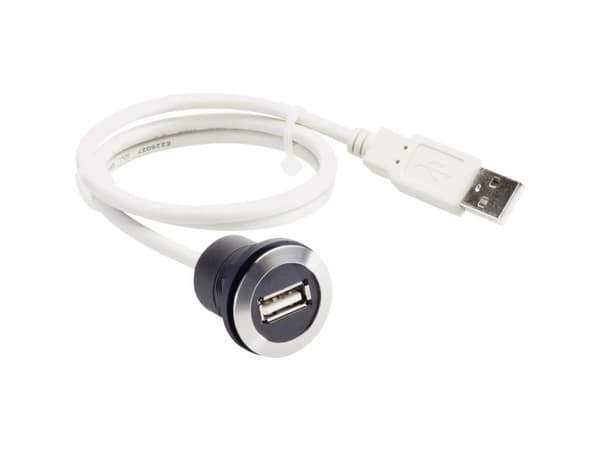USB inbyggd kontakt 2.0, typ A Anslutning, inbyggd RRJVA_USB USB, typ A inbyggd kontakt RRJVA_USB Schlegel Innehåll: 1 st