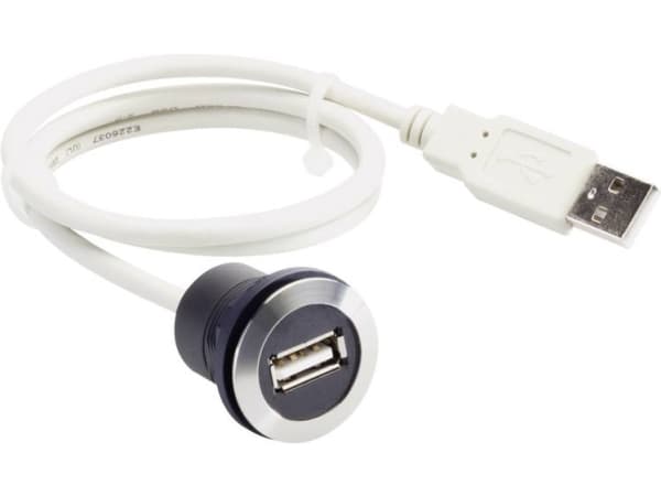 USB inbyggd kontakt 2.0, typ A Anslutning, inbyggd RRJVA_USB USB, typ A inbyggd kontakt RRJVA_USB Schlegel Innehåll: 1 st