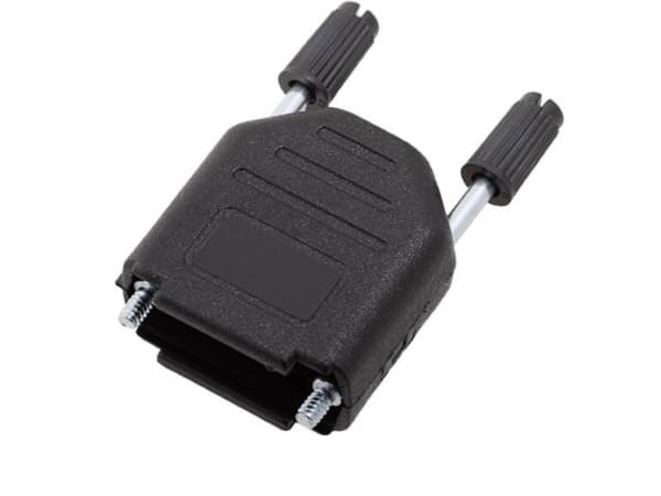encitech DPPK09-BK 6261-0101-01 D-SUB-kapsling Antal poler: 9 Plast, metalliserad 180° Svart 100 st