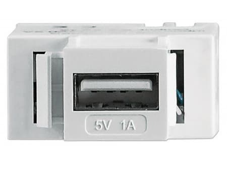Intellinet 772167, platt, vit, USB A, terminal, kvinnlig, -10 - 40 °C