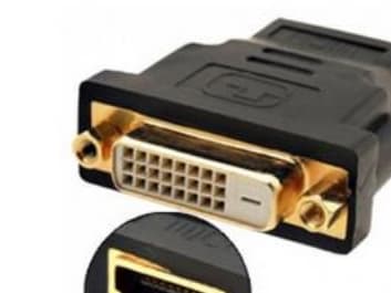 Techly DVI-D - HDMI F/F, DVI-D, HDMI, Sort