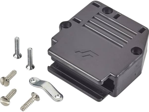 FCI D-SUB 863093C25ALF D-SUB-kabinet Poltal: 25 Plastic, metalliseret 90 ° Sort 1 stk