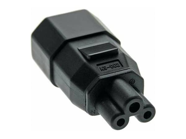 MicroConnect - Stikadapteri - IEC 60320 C5 - IEC 60320 C14