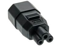 MicroConnect - Stikadapteri - IEC 60320 C5 - IEC 60320 C14