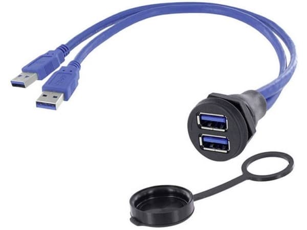 USB-stik Chassistilslutning, indbygning 1310-1029-03 M22 1310-1029-03 encitech Indhold: 1 stk