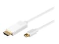 Miniatyrbild 3 av 5: MicroConnect - Adapterkabel - Mini DisplayPort hane till HDMI hane - 1 m