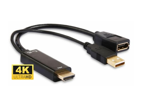 MicroConnect - Videokonverter - HDMI - DisplayPort