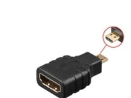 MicroConnect - HDMI-adapter - HDMI hona till 19 pin micro HDMI Type D hane