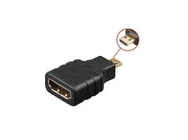 MicroConnect - HDMI-adapter - HDMI hona till 19 pin micro HDMI Type D hane