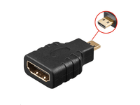 MicroConnect - HDMI-adapter - HDMI hona till 19 pin micro HDMI Type D hane
