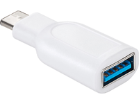 MicroConnect - USB-adapter - USB-type A (hunn) til 24 pin USB-C (hann) - USB 3.2 Gen 1 - hvit