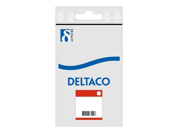 DELTACO - Lydsplitter - mini-phone stereo 3.5 mm hunn til mini-phone stereo 3.5 mm hann - svart