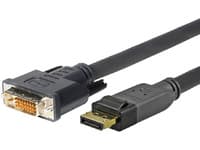 VivoLink Pro - DisplayPort-kabel - DisplayPort (hane) till DVI-D (hane) - 2 m - sprintlåsning, tumskruvar