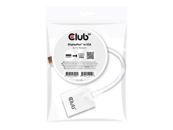 CLUB3D Displayport to VGA Active Adapter