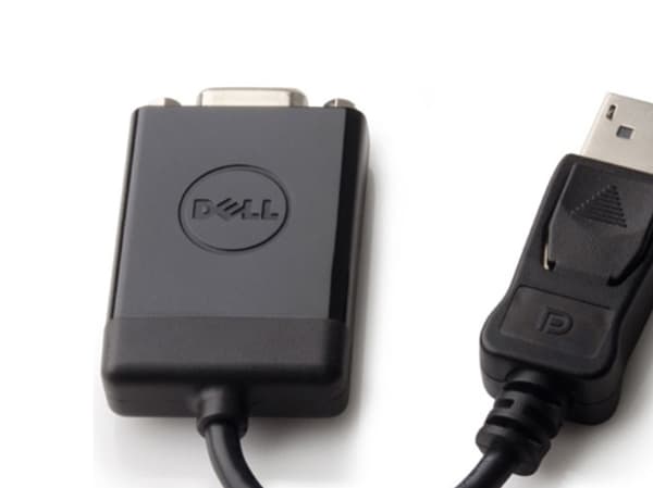 Dell - Videomuuntaja - DisplayPort, VGA - DisplayPort, VGA - OptiPlex 3050 All In One, 7010, 790, 9020; Precision M4800, M6800, R7610, T1700, T3610 -