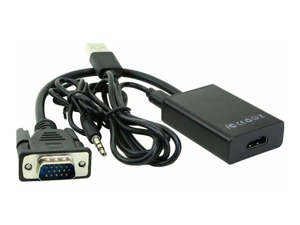 MicroConnect VGA til HDMI Converter - Videotransformator - VGA - HDMI