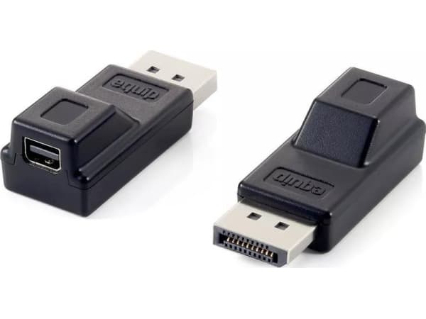 Equip 118916, DisplayPort, Mini DisplayPort, Svart