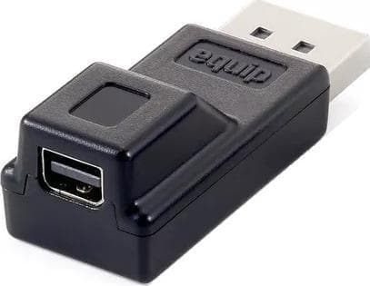 Equip 118916, DisplayPort, Mini DisplayPort, Svart