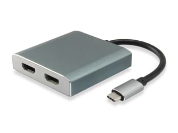Equip 133464, 3.2 Gen 1 (3.1 Gen 1), USB Type-C, HDMI-utgång, 4096 x 2160 pixlar Grå