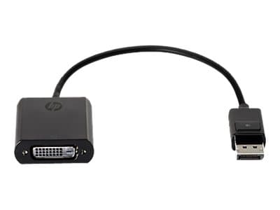 HP DisplayPort to DVI Adapter - DisplayPort-sovitin - DisplayPort (han) til DVI-D (hun) - lajittelu - ProBook 64X G4, 650 G4, 650 G5; ZBook 14 G2, 14