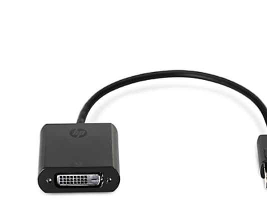 HP DisplayPort to DVI Adapter - DisplayPort-sovitin - DisplayPort (han) til DVI-D (hun) - lajittelu - ProBook 64X G4, 650 G4, 650 G5; ZBook 14 G2, 14