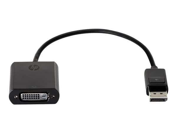 HP DisplayPort to DVI Adapter - DisplayPort-sovitin - DisplayPort (han) til DVI-D (hun) - lajittelu - ProBook 64X G4, 650 G4, 650 G5; ZBook 14 G2, 14