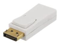 DELTACO DP-HDMI31 - Video adapter - DisplayPort hann til HDMI hunn - hvit