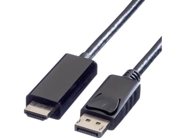 Value 11.99.5786, 2 m, DisplayPort, Hankjønn, Hankjønn, Rett, Rett