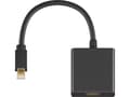 Miniatyrbild 3 av 5: MicroConnect - Adapterkabel - Mini DisplayPort hane till HDMI hona - 15 cm - svart - passiv, stöd för 4K