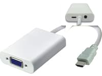 MicroConnect - Videotransformator - HDMI - VGA - hvit
