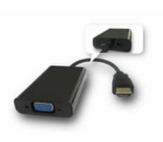 MicroConnect - Videotransformator - HDMI - VGA - hvit